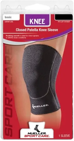 Mueller Sports Medicine - 52641 - Knee Sleeve Mueller Small Pull-On 12 To 14 Inch Knee Circuference Left Or Right Knee