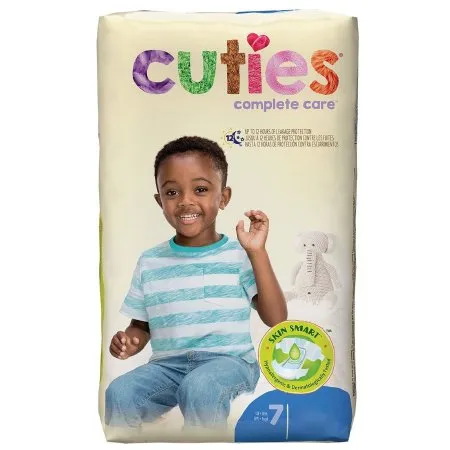 First Quality - Cdb007 - Unisex Baby Diaper Cuties® Size 7 Disposable Heavy Absorbency