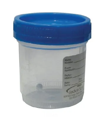 Fisher Scientific - Boritex - 1437363 - Urine Specimen Container Boritex 53 Mm Opening 90 Ml (3 Oz.) Screw Cap Patient Information Sterile